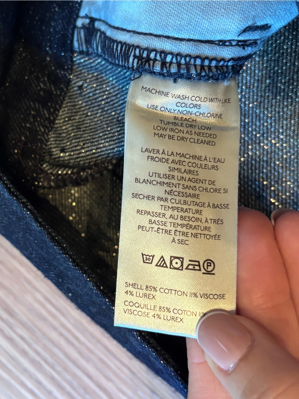 Anthropologie Pilcro Women’s 28 (Fits 31)Adi Sparkle Pull On Mid Rise Flare Jean - Picture 8 of 14